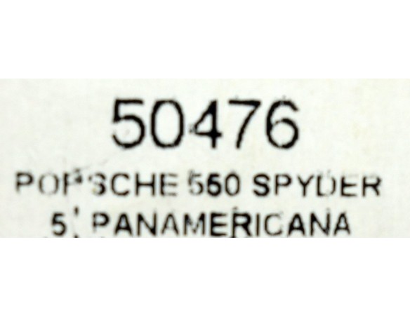 PORSCHE 550 SPYDER 5ª PANAMERICANA TELEFUNKEN REF.50476 NINCO