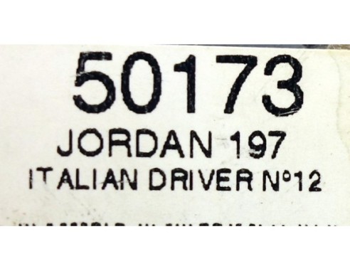 JORDAN 197 ITALIAN DRIVER Nº12 REF.50173 NINCO