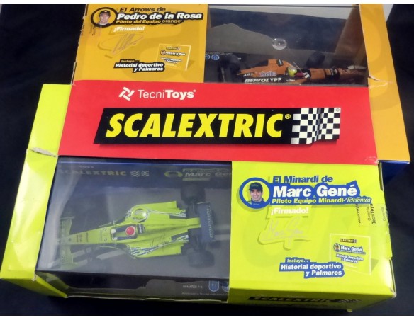 PACK F1 ALTA COMPETICION FIRMADOS JENE-DE LA ROSA REF.6902 TECNITOYS