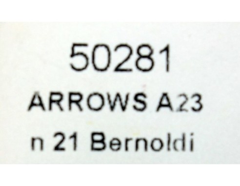ARROW A23 Nº21 BERNOLDI REF.50281 NINCO