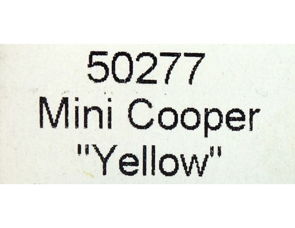 MINI COOPER YELLOW REF.50277 NINCO