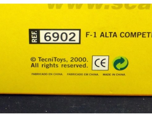 PACK F1 ALTA COMPETICION FIRMADOS JENE-DE LA ROSA REF.6902 TECNITOYS