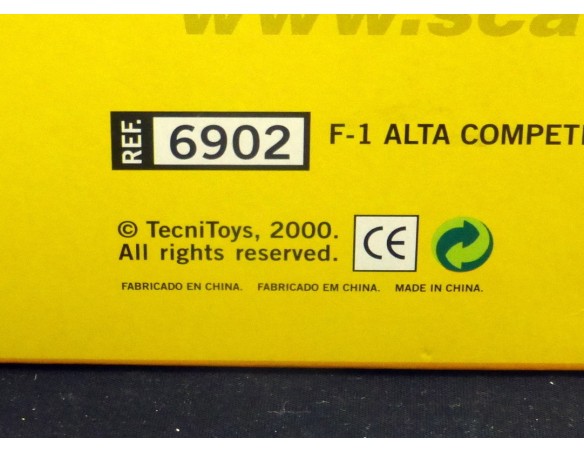 PACK F1 ALTA COMPETICION FIRMADOS JENE-DE LA ROSA REF.6902 TECNITOYS