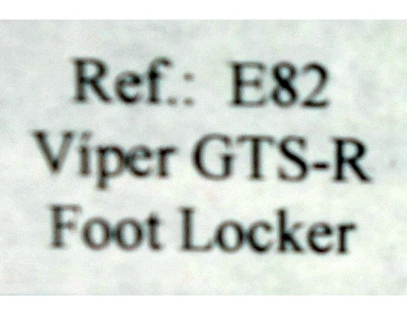 VIPER GTS-R FOT LOCKER REF.E82 FLY