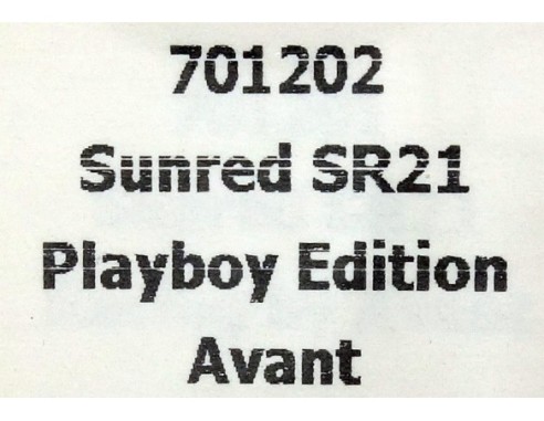 SUNRED SR21 PLAYBOY EDITION  REF.701202 FLY