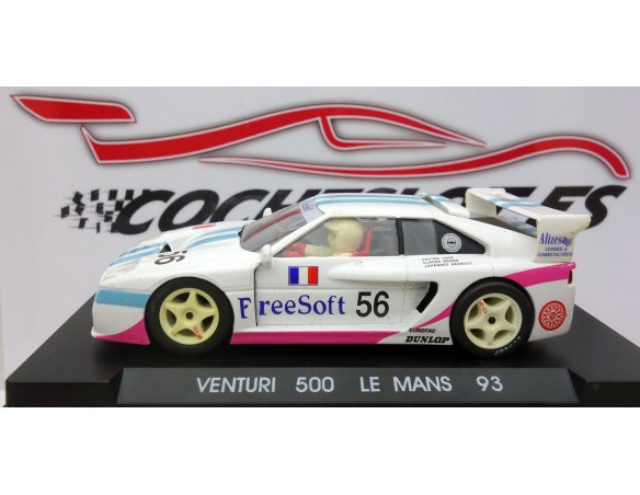 VENTURI 500 “Le Mans 93” Blanco,rayas verdes - Nº 56 REF.A11 FLY