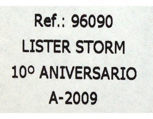 LISTER STORM 10ºANIVERSARIO A2009 REF.96090 FLY