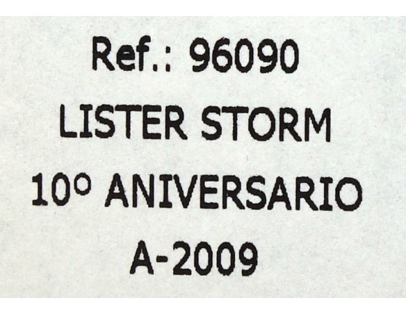 LISTER STORM 10ºANIVERSARIO A2009 REF.96090 FLY