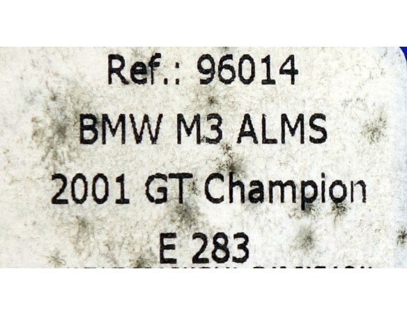 BMW M3 ALMS 2001 GT CHAMPION E283 REF.96014 FLY