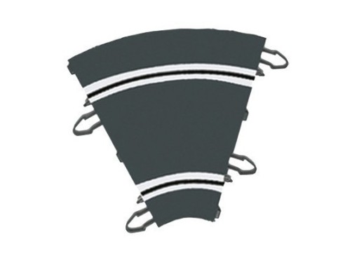 SET 2 UNIDADES PISTA CURVA INTERIOR GRIS REF.U10301X200 SCX