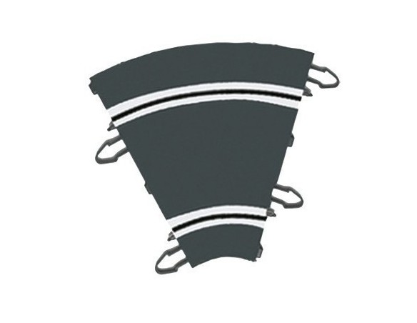 SET 2 UNIDADES PISTA CURVA INTERIOR GRIS REF.U10301X200 SCX