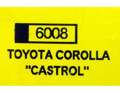 TOYOTA COROLLA MALBORO 1998 Nº6 REF.6008 TECNITOYS