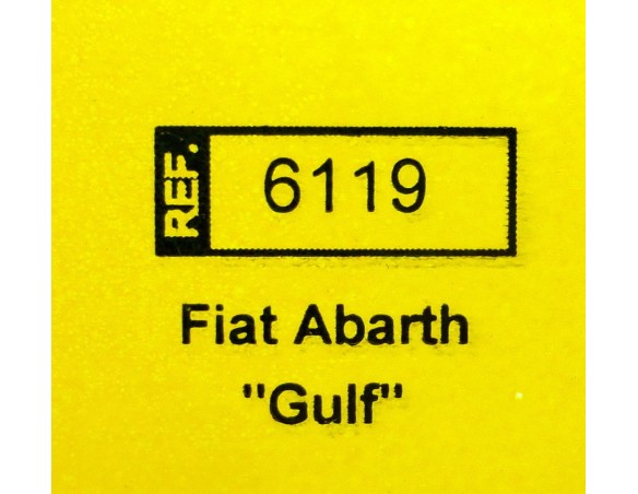 FIAT ABARTH GULF REF.6119 TECNITOYS