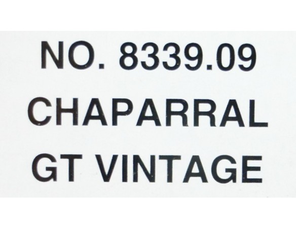 CHAPARRAL GT VINTAGE REF.83390.20 TYCO