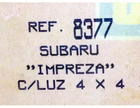SUBARU IMPREZA C/LUZ 4x4 REF.8377 TYCO