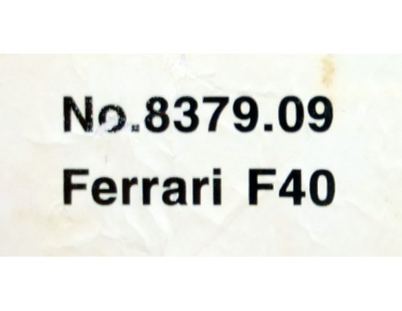 FERRARI F40 REF.8379.09 TYCO