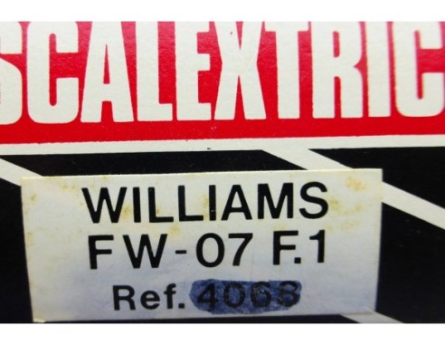 WILLIAMS FW07  F1 REF.4068 EXIN