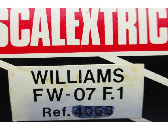 WILLIAMS FW07  F1 REF.4068 EXIN