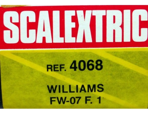 WILLIAMS FW07  F1 REF.4068 EXIN