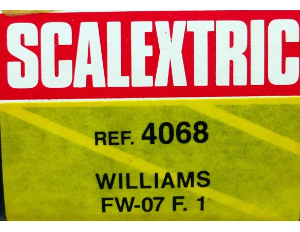 WILLIAMS FW07  F1 REF.4068 EXIN