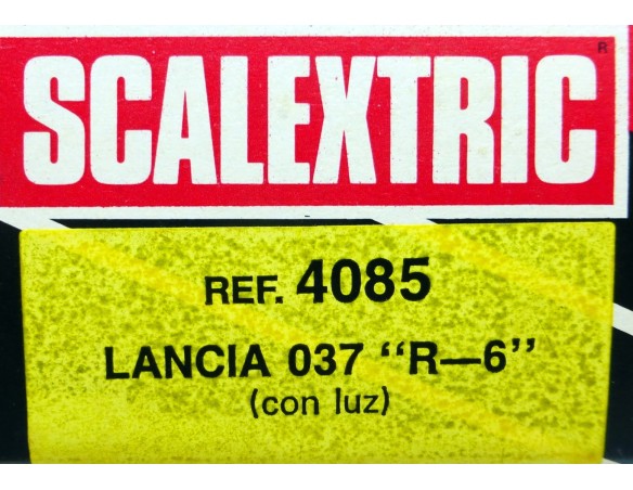 LANCIA 037 R6 CON LUZ REF.4065 SCALEXTRIC