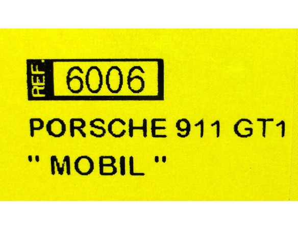 PORSCHE 911 GT1 MOBIL REF.6006 TECNITOYS