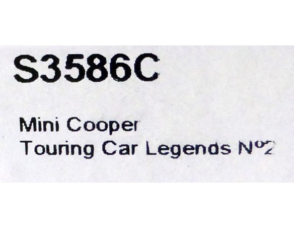 MINI COOPER TOURING CAR LEGENDS Nº2 REF.S3586C SUPERSLOT