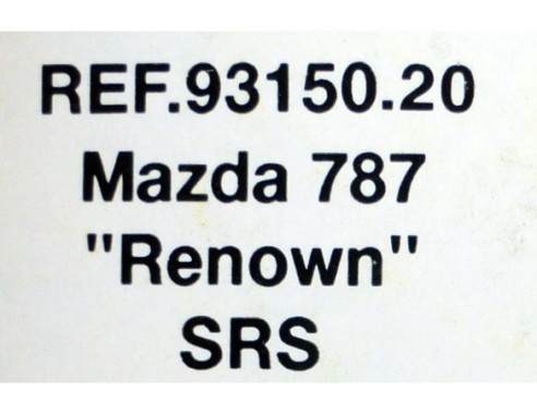 MAZDA 787 RENOWN NARANJA CLARO REF.93150.20  SRS2 MATCHBOX
