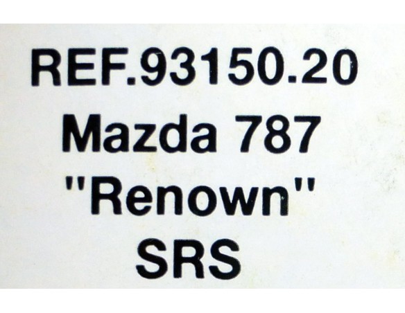 MAZDA 787 RENOWN NARANJA CLARO REF.93150.20  SRS2 MATCHBOX