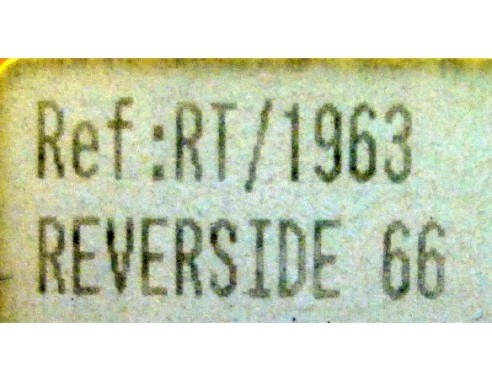 AC COBRA REVERSIDE 66 REF.RT/1963 REPROTEC