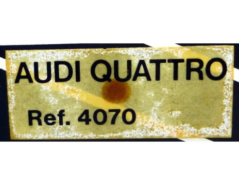AUDI QUATTRO ROJO REF.4070 EXIN