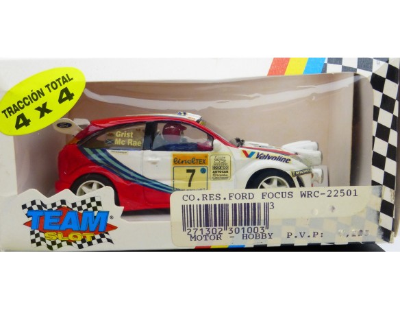 FORD FOCUS WRC MONTECARLO 99 RESINA REF.22501 TEAM SLOT