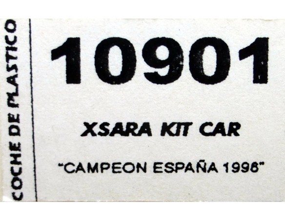CITROEN XSARA KIT CAR CAMPEON DE ESPAÑA 1996 PURAS REF.10901 TEAM SLOT