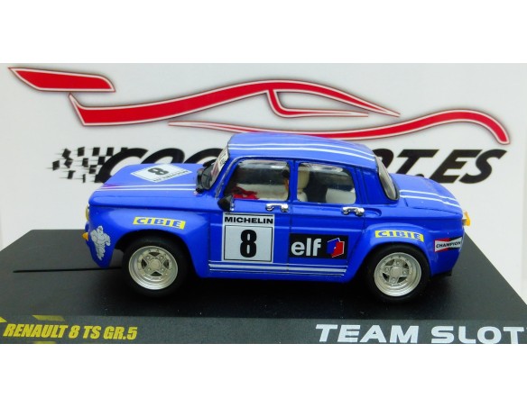 RENAULT 8 TS GR.5 AZUL RESINA REF.71601 TEAM SLOT