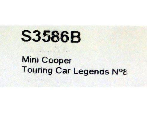 MINI COOPER TOURING CAR LEGENDS Nº8 REF.S3586B SUPERSLOT