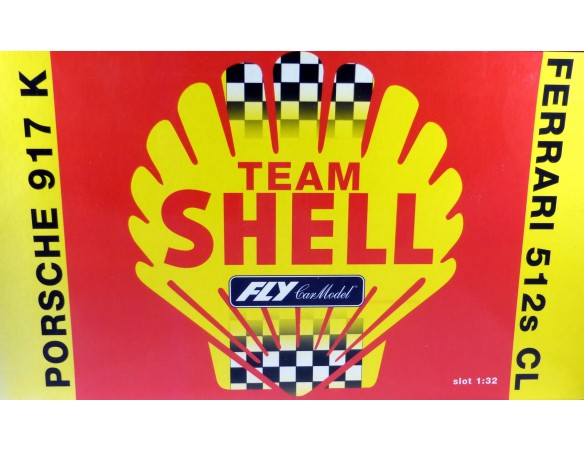 TEAM SHELL PORSCHE 917K-FERRARI 512S REF.96065 S-23 FLY
