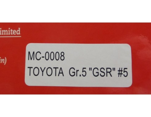 TOYOTA GRUPO 5 NEGRO REVISTA GSR Nº5 REF.MC-0008 MRRC