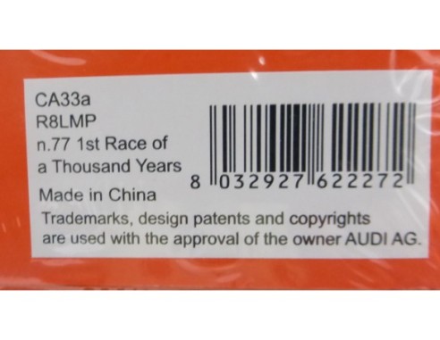 AUDI R8 LMP Nº77 COCODRILO REF.CA33A SLOT.IT