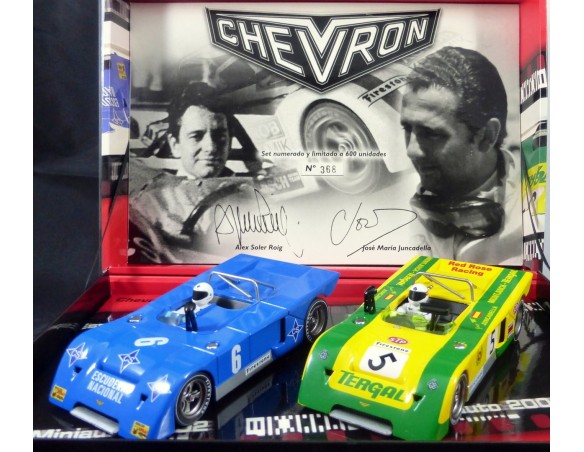 SET CHEVRON B-19 Y B-21, 600 UNIDADES MINIAUTO FLY