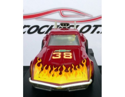 CHEVROLET CORVETTE 1975 ROJO OSCURO  REF.4050 EXIN