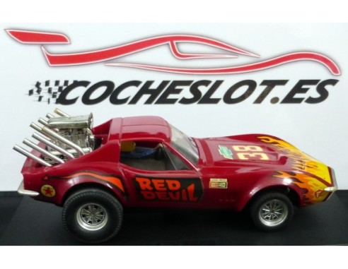 CHEVROLET CORVETTE 1975 ROJO OSCURO  REF.4050 EXIN