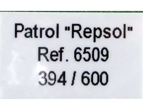 PATROL REPSOL LTD ED.600 u. MAS SLOT DAKAR 2011 REF.6509 TECNITOYS