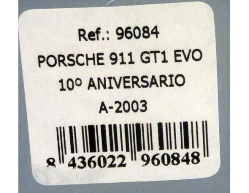 PORSCHE 911 GT1 EVO 10º ANIVERSARIO REF.96084 A-2003 FLY