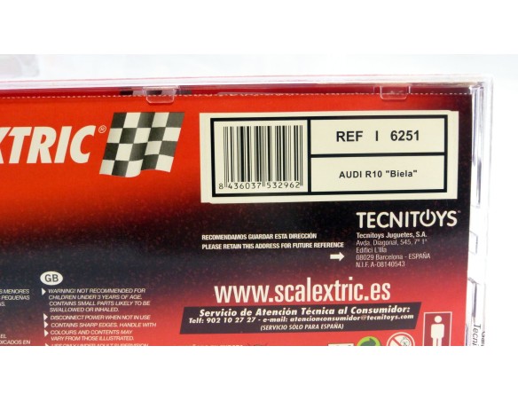AUDI R10  REF.6251 TECNITOYS