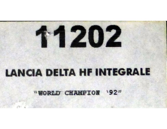 LANCIA DELTA HF INTEGRALE MARTINI REF.11202 TEAM SLOT