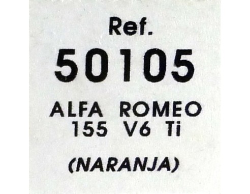 ALFA ROMEO V6 TI NARANJA JAGERMEIFTER EN CAJA REF.50105 NINCO