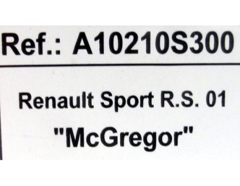 RENAULT SPORT R.S.01 McGREGOR REF.A10210S300.EDUCA