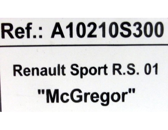RENAULT SPORT R.S.01 McGREGOR REF.A10210S300.EDUCA