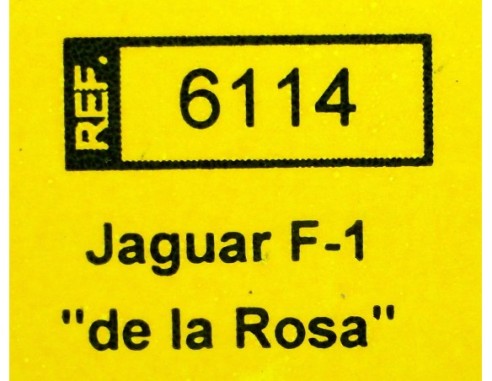 JAGUAR F-1 DE LA ROSA HSBC VERDE REF.6114  TECNITOYS