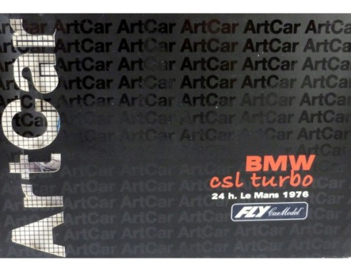 BMW 3.5 CLS TURBO ART CAR FRANK STELLA 24h. LE MANS 1976 REF.99059 E-685 FLY